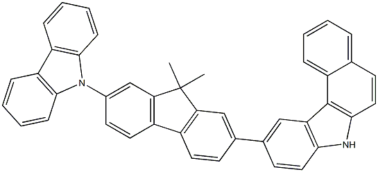 10-(7-(9H-carbazol-9-yl)-9,9-dimethyl-9H-fluoren-2-yl)-7H-benzo[c]carbazole