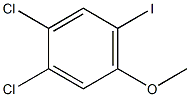 1,2-Dichloro-4-iodo-5-methoxy-benzene Structure