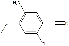 5-氨基-2-氯-4-甲氧基苄腈,2092496-60-9,结构式