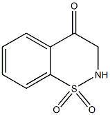2,3-dihydro-4H-benzo[e][1,2]thiazin-4-one 1,1-dioxide Struktur