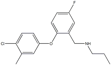  {[2-(4-CHLORO-3-METHYLPHENOXY)-5-FLUOROPHENYL]METHYL}(PROPYL)AMINE