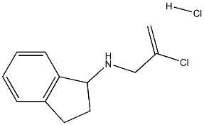 N-(2-Chloroallyl) aminoindan HCl 化学構造式