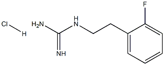 1-[2-(2-fluorophenyl)ethyl]guanidine hydrochloride Structure