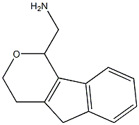 (1,3,4,5-tetrahydroindeno[1,2-c]pyran-1-yl)methanamine Structure