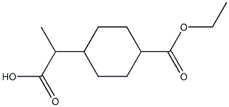 2-(4-(ethoxycarbonyl)cyclohexyl)propanoic acid