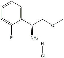 (1S)-1-(2-FLUOROPHENYL)-2-METHOXYETHAN-1-AMINE HCl Structure