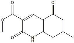 methyl 7-methyl-2,5-dioxo-1,2,5,6,7,8-hexahydroquinoline-3-carboxylate Structure