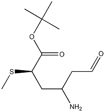 Boc-(R)-3-amino-5-(methylthio)pentanal Structure