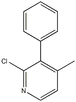 2-chloro-4-methy-3-phenylpyridine Structure