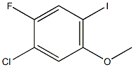 1-Chloro-2-fluoro-4-iodo-5-methoxy-benzene Structure