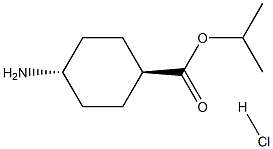 trans-Isopropyl 4-aminocyclohexanecarboxylate hydrochloride Structure