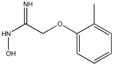 N-Hydroxy-2-o-tolyloxy-acetamidine 结构式