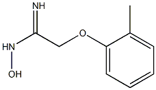 N-Hydroxy-2-o-tolyloxy-acetamidine Struktur