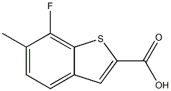 7-Fluoro-6-methyl-benzo[b]thiophene-2-carboxylic acid Structure