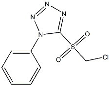 5-[(Chloromethyl)sulfonyl]-1-phenyl-1H-tetrazole Struktur