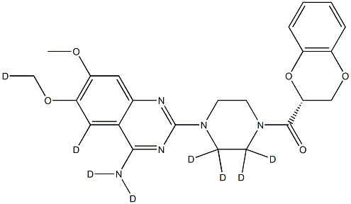 (R)-Doxazosin-d8 Struktur