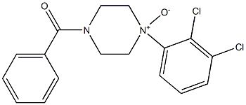 1-Benzoyl-4-(2,3-dichlorophenyl)piperazine 4-Oxide Structure