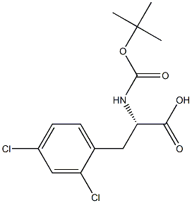 BOC-D-2,4-dichlorophenylalanine Structure