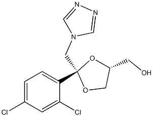 cis-2-(2,4-Dichlorophenyl)-2-(4H-1,2,4-triazol-4-ylmethyl)-1,3-dioxolane-4-methanol|cis-2-(2,4-Dichlorophenyl)-2-(4H-1,2,4-triazol-4-ylmethyl)-1,3-dioxolane-4-methanol