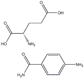 对氨基苯甲酰谷氨酸,,结构式