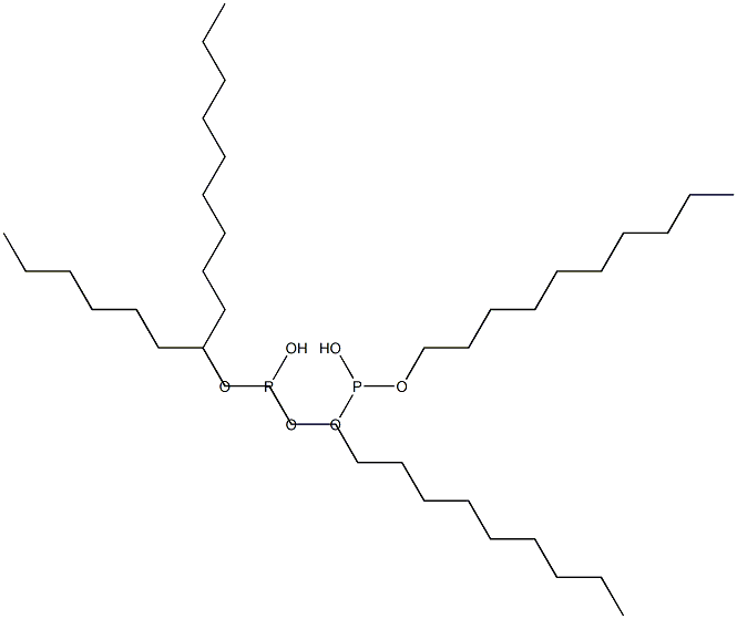 DI-N-DECYL PHOSPHITE, (PHOSPHOROUS ACID DI-N-DECYL ESTER) Structure