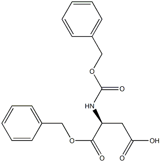 Z-L-aspartic acid a-benzyl ester 99+% Structure