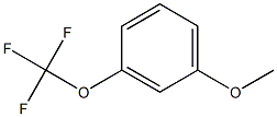 1-甲氧基-3-三氟甲氧基苯 结构式