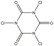 三氯异氰脲酸, , 结构式