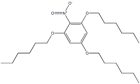 1,3,5-三己氧基-2-硝基苯,,结构式