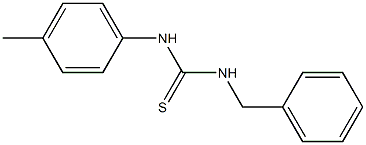 1-BENZYL-3-(4-METHYLPHENYL)THIOUREA 结构式