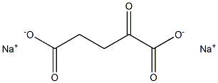 ALPHA-酮戊二酸二钠盐 (1,2,3,4-13C4, 99%),,结构式
