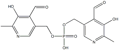 PYRIDOXAL 5-磷酸吡哆醛, , 结构式