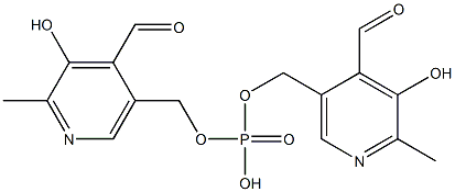 PYRIDOXAL 5-磷酸吡哆醛,,结构式