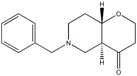 (Trans)-6-benzylhexahydro-2H-pyrano[3,2-c]pyridin-4(3H)-one Struktur