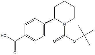 (S)-4-(1-(tert-butoxycarbonyl)piperidin-2-yl)benzoic acid,2380452-15-1,结构式