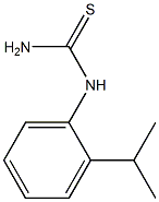 1-(2-异丙基苯基)-2-硫脲, , 结构式