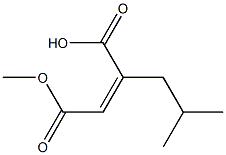 2-ISOBUTYL-BUT-2-ENEDIOIC ACID 4-METHYL ESTER Structure