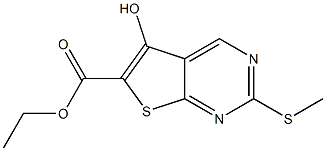 5-HYDROXY-2-METHYLSULFANYL-THIENO[2,3-D]PYRIMIDINE-6-CARBOXYLIC ACID ETHYL ESTER