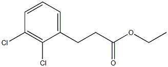 3-(2,3-DICHLORO-PHENYL)-PROPIONIC ACID ETHYL ESTER Struktur