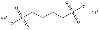 1,4-Butanedisulfonic acid disodium salt 化学構造式