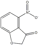 4-硝基-3-苯并呋喃酮,,结构式