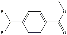 4-DIBROMOMETHYL-BENZOIC ACID METHYL ESTER 化学構造式