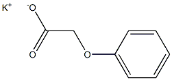 Potassium phenoxyacetate Structure