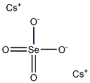 Cesium selenate Struktur