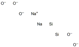 Disodium disilicon pentaoxide Struktur