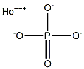 Holmium(III) orthophosphate 化学構造式