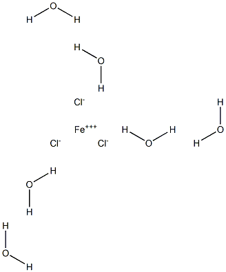 Iron(III) chloride hexahydrate Struktur