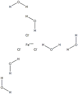 Iron(III) chloride hexahydrate Structure