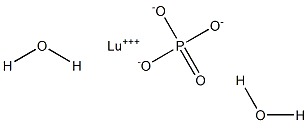 Lutetium(III) orthophosphate dihydrate 结构式