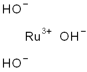 Ruthenium(III) hydroxide 化学構造式